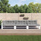 vidaXL - Palletkussens - 7 - st - stof - grijs
