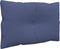 vidaXL - Palletkussenset - 60x38x13 - cm - stof - marineblauw