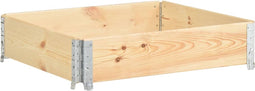 vidaXL - Palletopzetrand - 100x100 - cm - massief - grenenhout