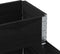 vidaXL - Palletopzetrand - 3-laags - 120x80 - cm - massief - grenenhout - zwart