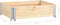 vidaXL - Palletopzetrand - 60x80 - cm - massief - grenenhout