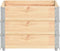 vidaXL - Palletopzetranden - 3 - st - 60x80 - cm - massief - grenenhout