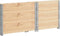 vidaXL - Palletopzetranden - 3 - st - 60x80 - cm - massief - grenenhout