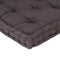 vidaXL - Palletvloerkussen - 120x40x7 - cm - katoen - antraciet