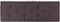 vidaXL - Palletvloerkussen - 120x40x7 - cm - katoen - antraciet