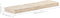vidaXL - Palletvloerkussen - 120x40x7 - cm - katoen - beige