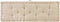 vidaXL - Palletvloerkussen - 120x40x7 - cm - katoen - beige