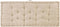 vidaXL - Palletvloerkussen - 120x80x10 - cm - katoen - beige