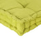 vidaXL - Palletvloerkussen - 120x80x10 - cm - katoen - groen