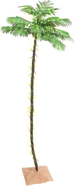 vidaXL - Palmboom - LED - 192 - LED's - warmwit - 300 - cm