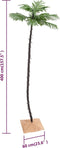 vidaXL - Palmboom - LED - 252 - LED's - warmwit - 400 - cm