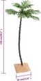 vidaXL - Palmboom - LED - 88 - LED's - warmwit - 150 - cm