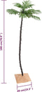vidaXL - Palmboom - LED - 96 - LED's - warmwit - 180 - cm