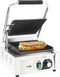 vidaXL Panini grill gegroefd 1800 W 31x30.5x20 cm roestvrij staal