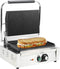 vidaXL Panini grill gegroefd 2200 W 43x30.5x20 cm