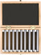 vidaXL Parallelplaatjes 18 st 100 mm 10-42 mm