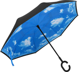 vidaXL - Paraplu - C-handgreep - 108 - cm - zwart