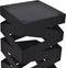 vidaXL - Paraplu- - en - wandelstokhouder - vierkant - 48,5 - cm - staal - zwart