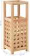 vidaXL - Paraplubak - 18x18x50 - cm - massief - walnotenhout