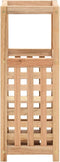 vidaXL - Paraplubak - 18x18x50 - cm - massief - walnotenhout