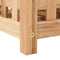 vidaXL - Paraplubak - 18x18x50 - cm - massief - walnotenhout