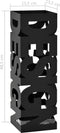 vidaXL - Parapluhouder - design - staal - zwart