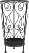 vidaXL - Parapluhouder - vintage - stijl - 26x46 - cm - metaal - zwart