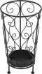 vidaXL - Parapluhouder - vintage - stijl - 26x46 - cm - metaal - zwart