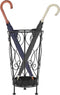 vidaXL - Parapluhouder - vintage - stijl - 26x46 - cm - metaal - zwart