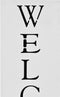 vidaXL - Parapluhouder - Welcome - staal - zwart