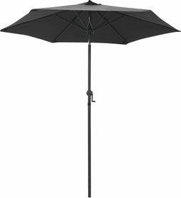 vidaXL - Parasol - 200x224 - cm - aluminium - antraciet