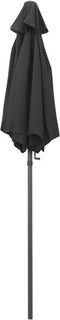 vidaXL - Parasol - 200x224 - cm - aluminium - antraciet