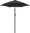 vidaXL - Parasol - 200x224 - cm - aluminium - antraciet