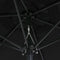 vidaXL - Parasol - 200x224 - cm - aluminium - blauw