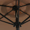 vidaXL - Parasol - 200x224 - cm - aluminium - blauw