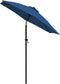 vidaXL - Parasol - 200x224 - cm - aluminium - blauw