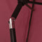 vidaXL - Parasol - 200x224 - cm - aluminium - bordeauxrood