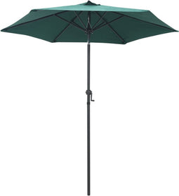 vidaXL - Parasol - 200x224 - cm - aluminium - groen