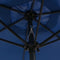 vidaXL - Parasol - 200x224 - cm - aluminium - groen
