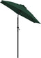 vidaXL - Parasol - 200x224 - cm - aluminium - groen