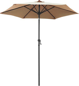 vidaXL - Parasol - 200x224 - cm - aluminium - taupe