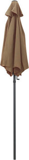 vidaXL - Parasol - 200x224 - cm - aluminium - taupe