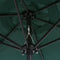 vidaXL - Parasol - 200x224 - cm - aluminium - taupe