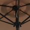 vidaXL - Parasol - 200x224 - cm - aluminium - taupe