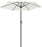 vidaXL - Parasol - 200x224 - cm - aluminium - zandwit