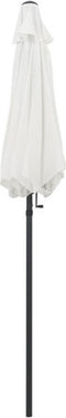 vidaXL - Parasol - 200x224 - cm - aluminium - zandwit