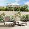vidaXL - Parasol - 200x224 - cm - aluminium - zandwit