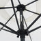 vidaXL - Parasol - 200x224 - cm - aluminium - zandwit