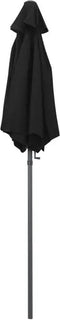 vidaXL - Parasol - 200x224 - cm - aluminium - zwart