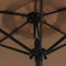 vidaXL - Parasol - 200x224 - cm - aluminium - zwart